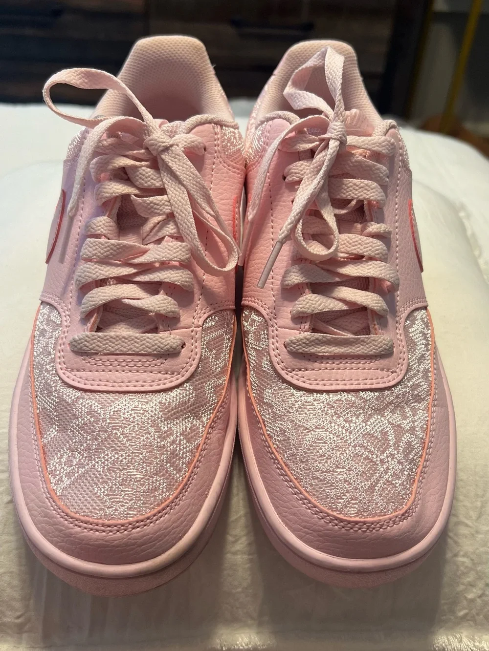 Nike Court Vision Low 'Pink Foam Lace' sneakers | Women’s Size 8.5